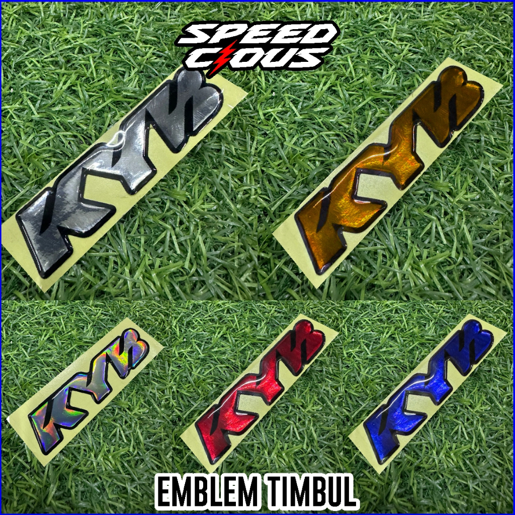 Jual Stiker Emblem Logo KYB Timbul 3D Resin Lentur Sticker Logo KAYABA ...