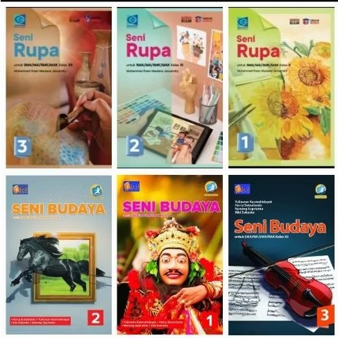 Jual Buku Pelajaran Seni Budaya Seni Rupa SMA/MA/SMK/MAK Kelas 1 2 3 10 ...