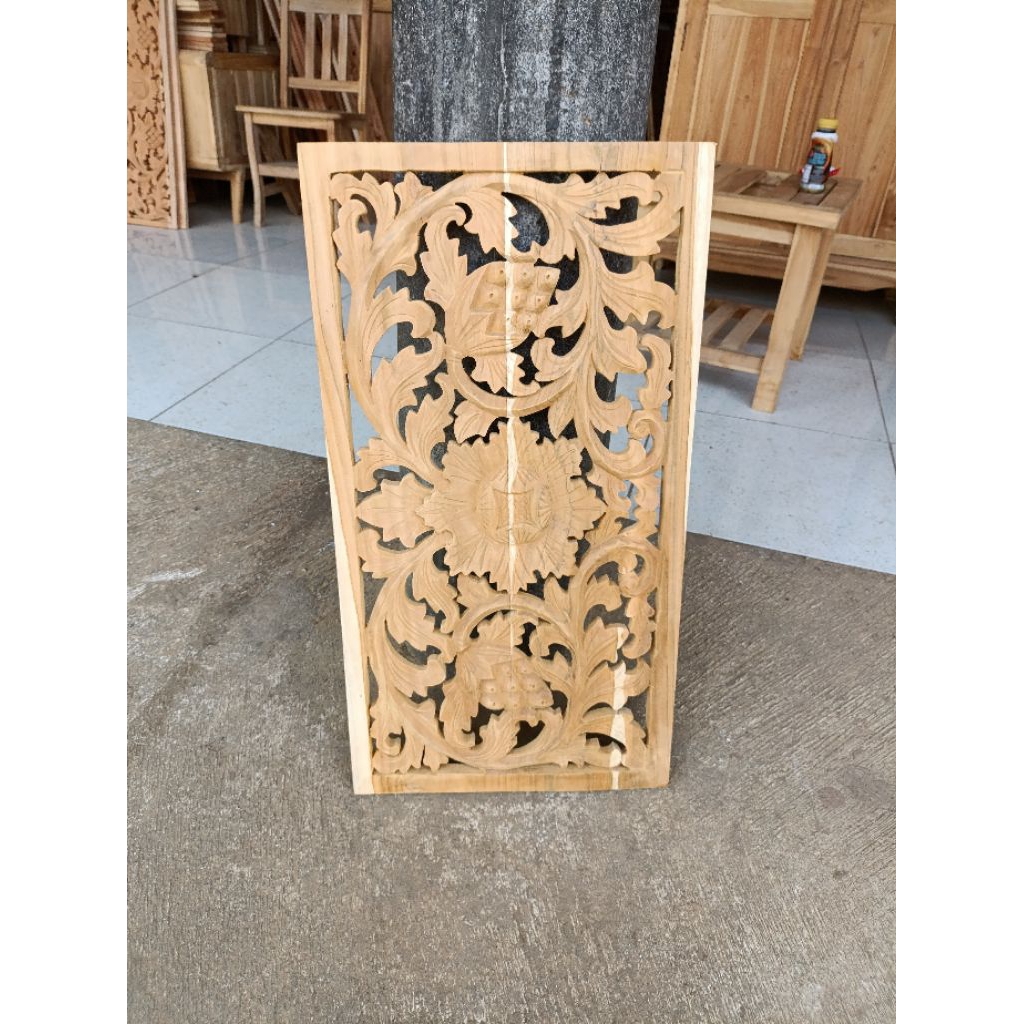 Jual ukiran kayu ornamen ukir loster roster ukir pajangan hiasan ...