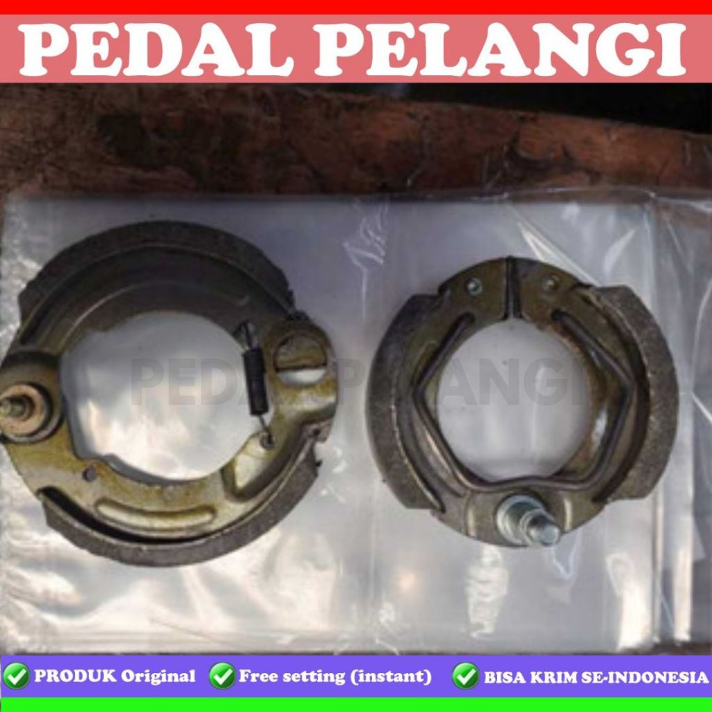 Jual Kampas Rem Sepeda Listrik untuk rem Depan dan Belakang | Shopee ...