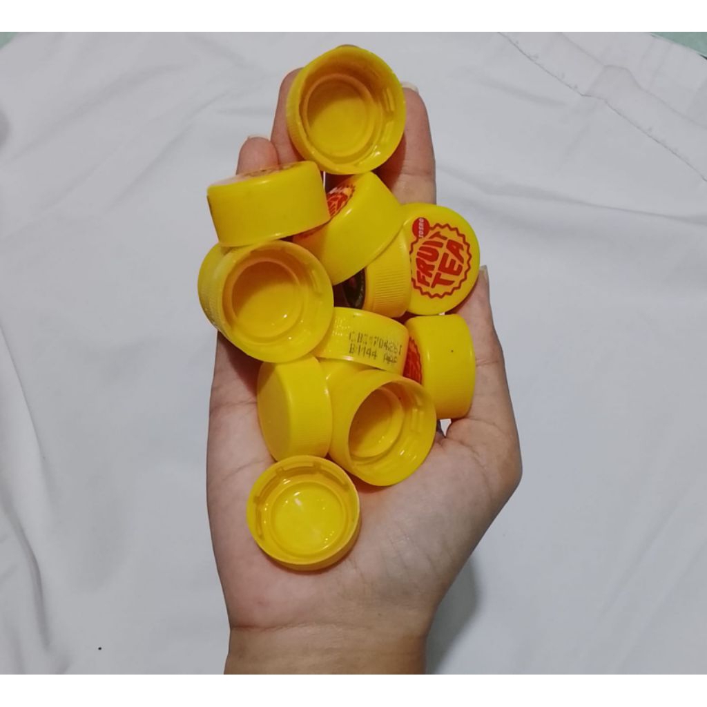 Jual Tutup Botol Warna Kuning Bekas FruitTea. Tersedih 100pcs, 50pcs ...