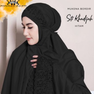Mukena Jumbo Dewasa Bahan Katun Premium Motif Khadijah Embroidery Cantik
