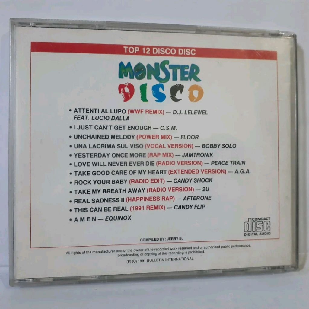 Jual CD Monster Disco - Top 12 Disco Disc (Original) | Shopee Indonesia