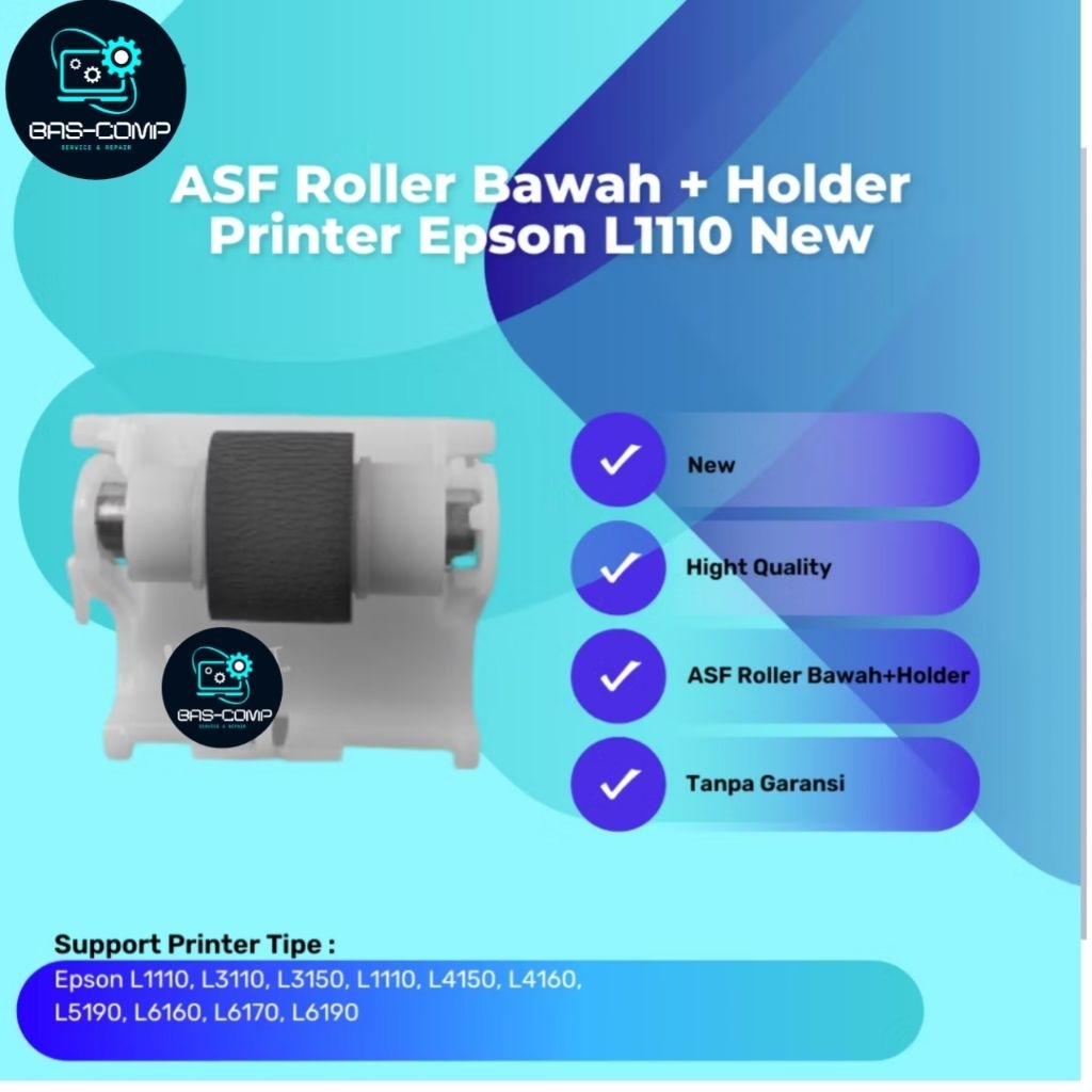 Jual ASF Roller Bawah Epson L3210 L1110 L3110 L3150 L5190 Roll Penarik ...