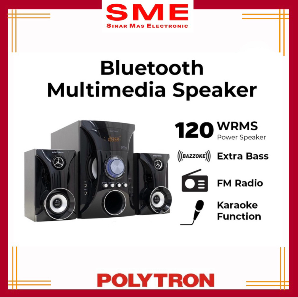 Jual Compo / Speaker Mini POLYTRON PMA9525 | Shopee Indonesia
