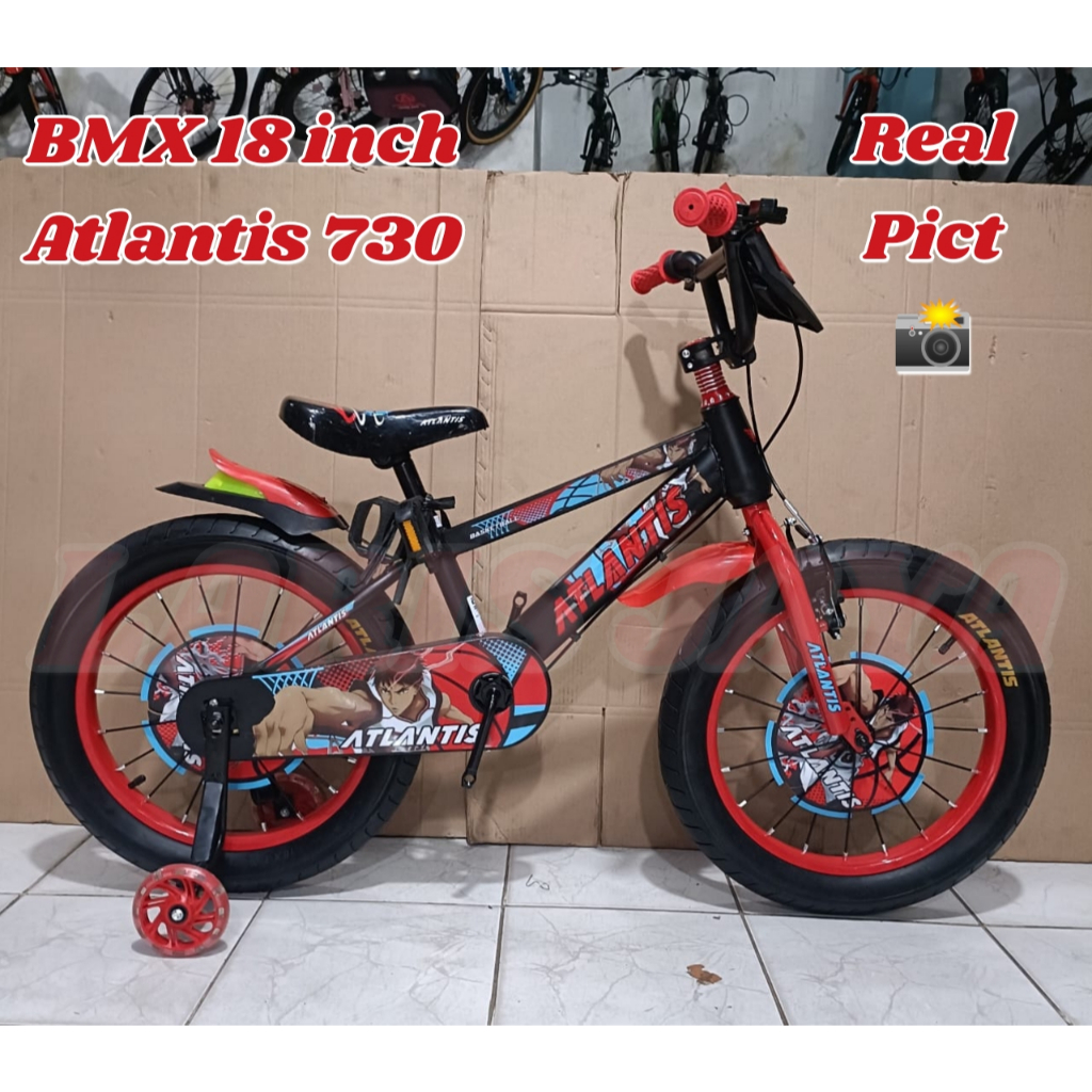 Jual SEPEDA BMX 18 INCH ATLANTIS 730 BAN JUMBO 3.0 TAMENG MUSIK BY ...