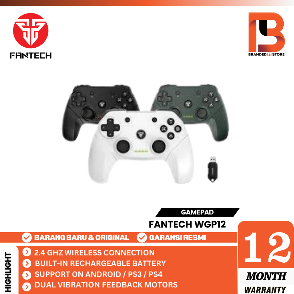 Jual Gamepad Fantech WGP12 WGP-12 WGP 12 Revolver Wireless Gaming ...