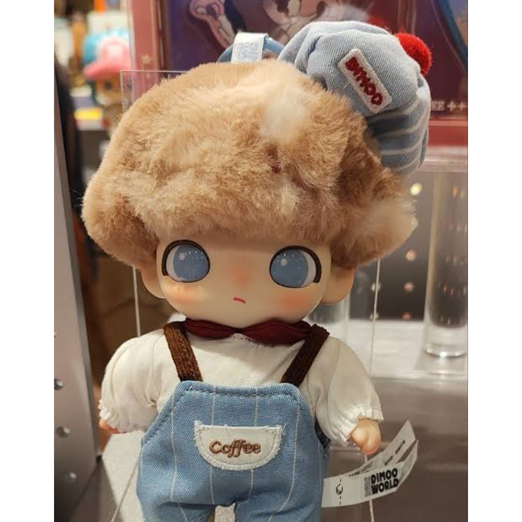 Jual POP MART DIMOO VINYL PLUSH BLISTER PACK COFFEE ORIGINAL POPMART ...