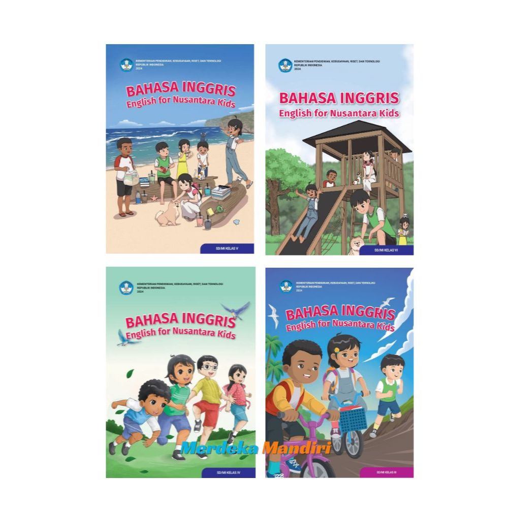 Jual BAHASA INGGRIS English for Nusantara Kids Kelas 3 4 5 6 Kurikulum ...
