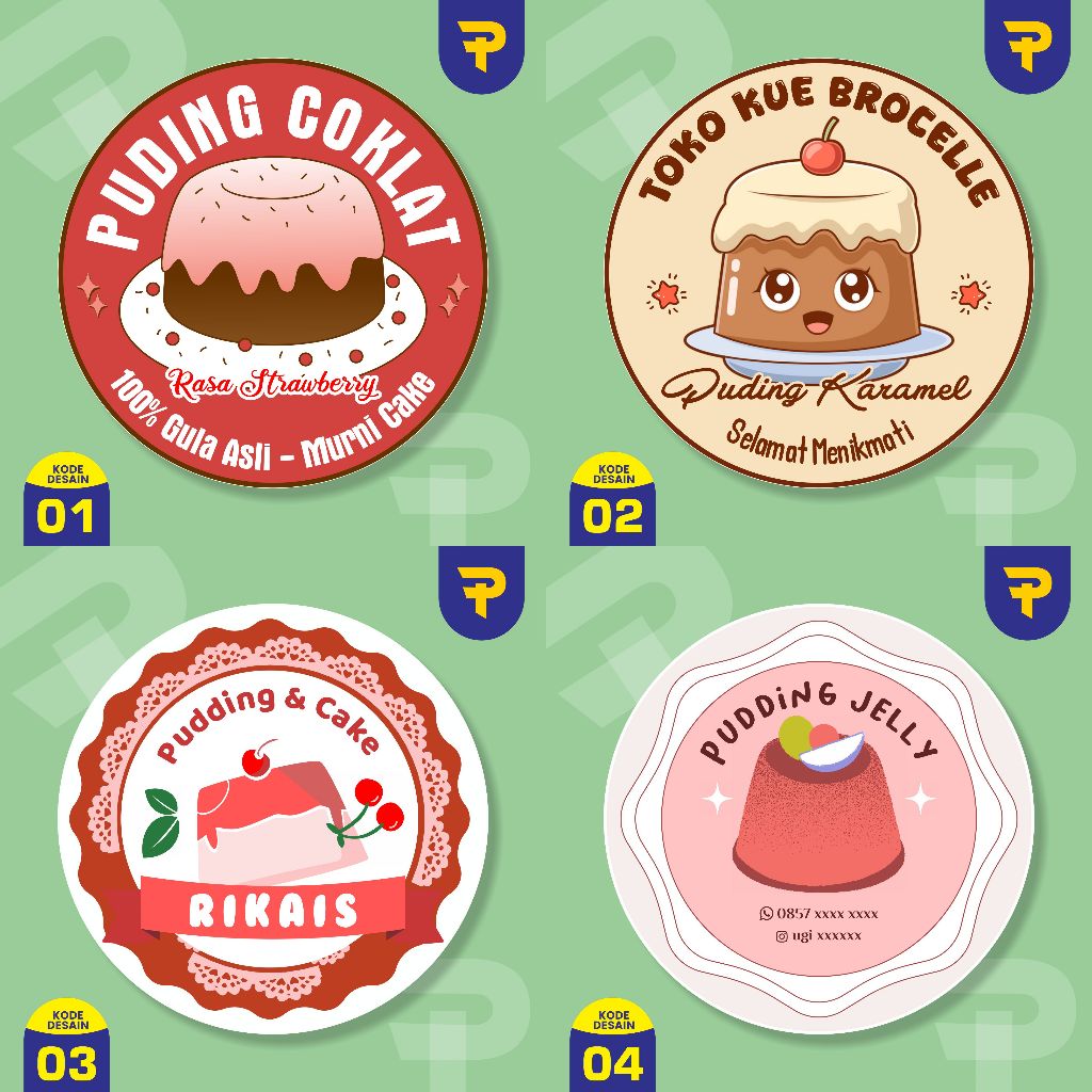 Jual stiker puding | Shopee Indonesia