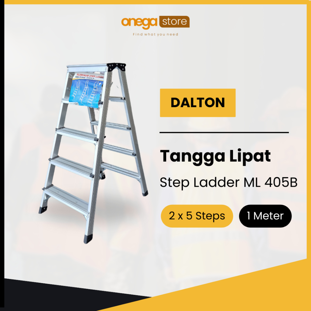 Product image Dalton Tangga Lipat Step Ladder ML405B 2x5 / 1 Meter