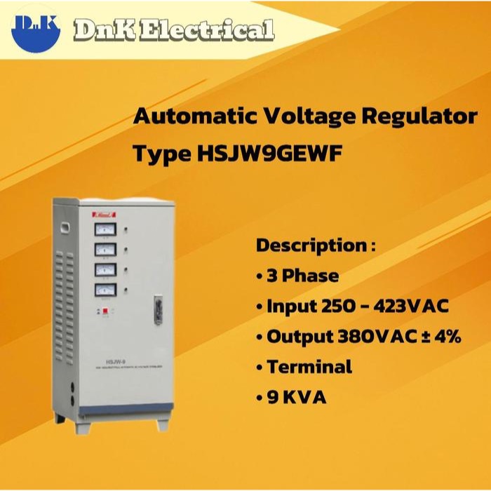 Jual Automatic Voltage Stabilizer Himel HSJW9GEWF 9kVA 3 Phase Terminal ...