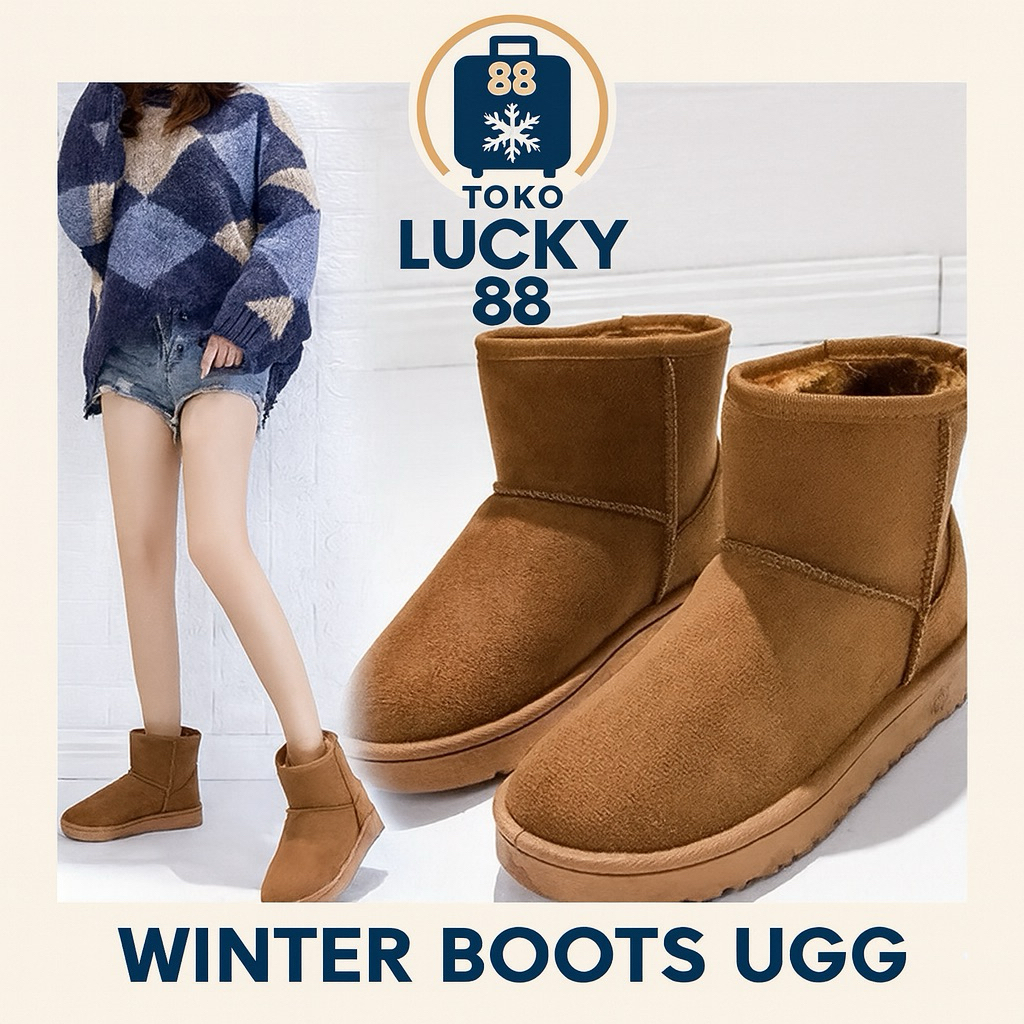 Jual XQ8123 Boots UGG Sepatu Boots Winter Import Musim Dingin