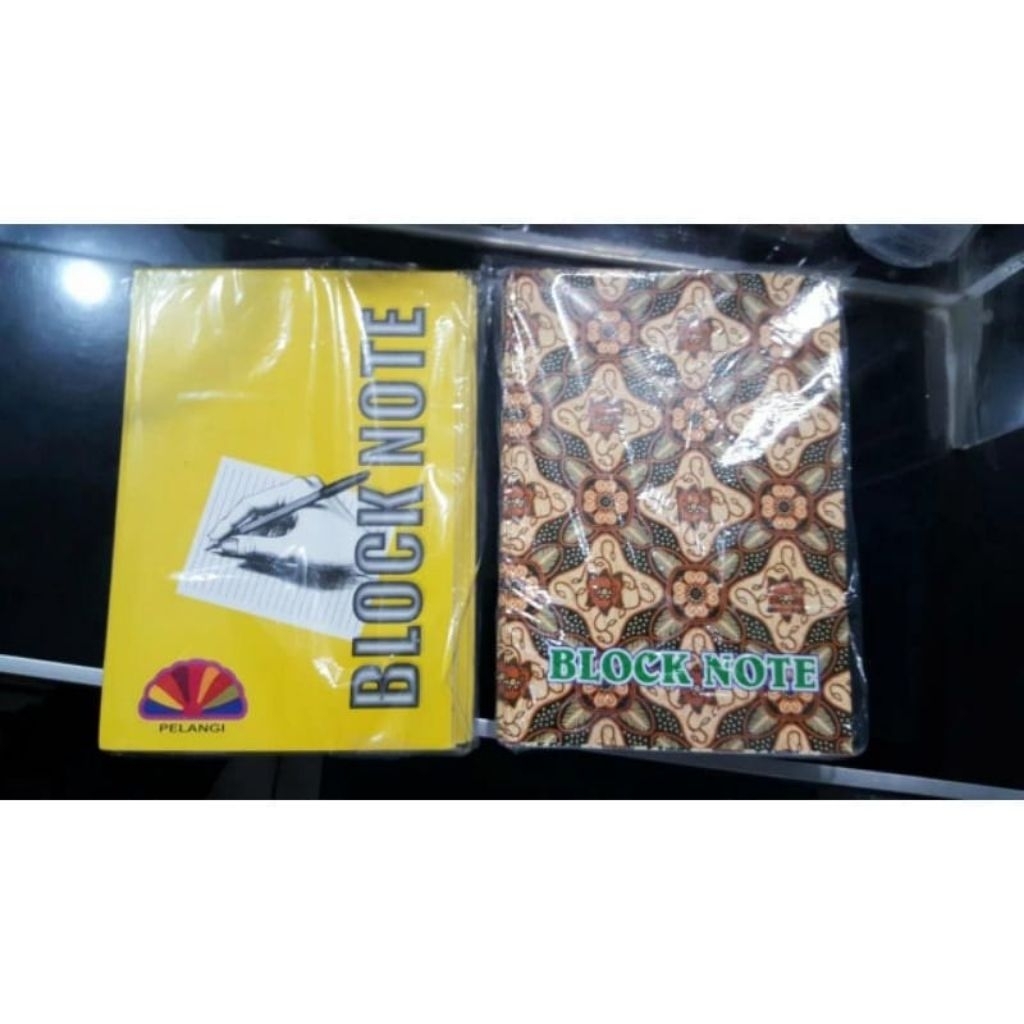 Jual [PCS] BLOCK NOTE KUNING / BLOCK NOTE BATIK / BUKU NOTES / CATATAN ...