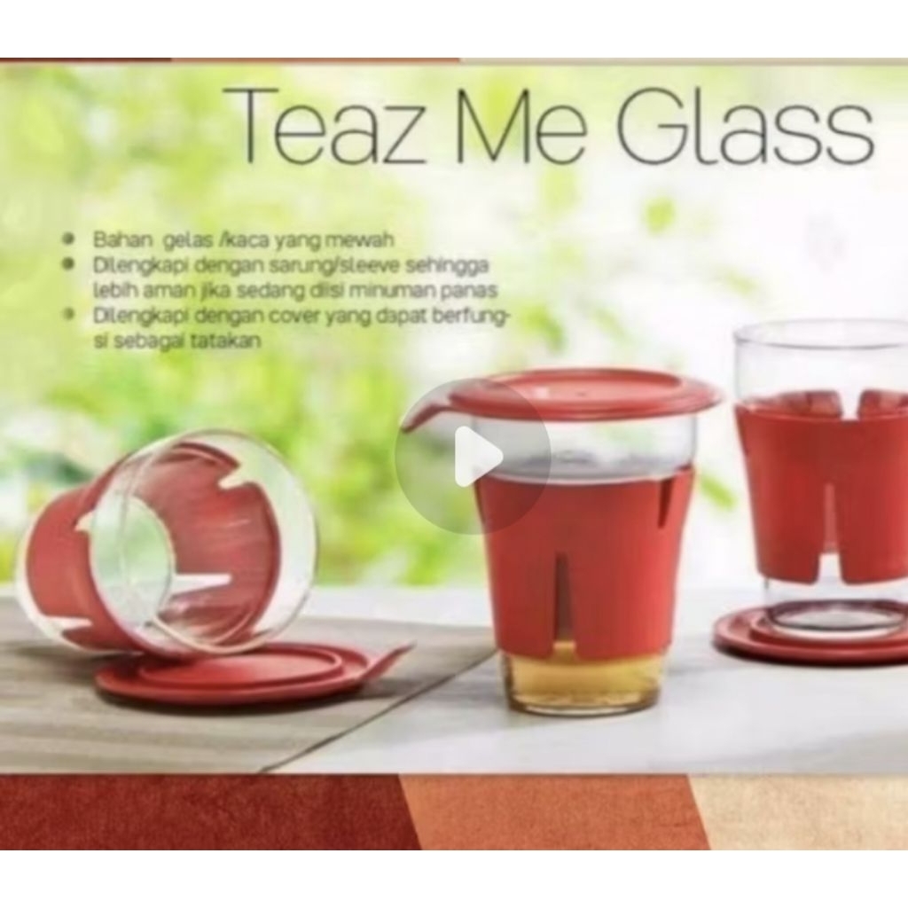 Jual Tupperware Set Teaz Me Tea Mugs isi 2 glasses (HARGA CUCI GUDANG ...