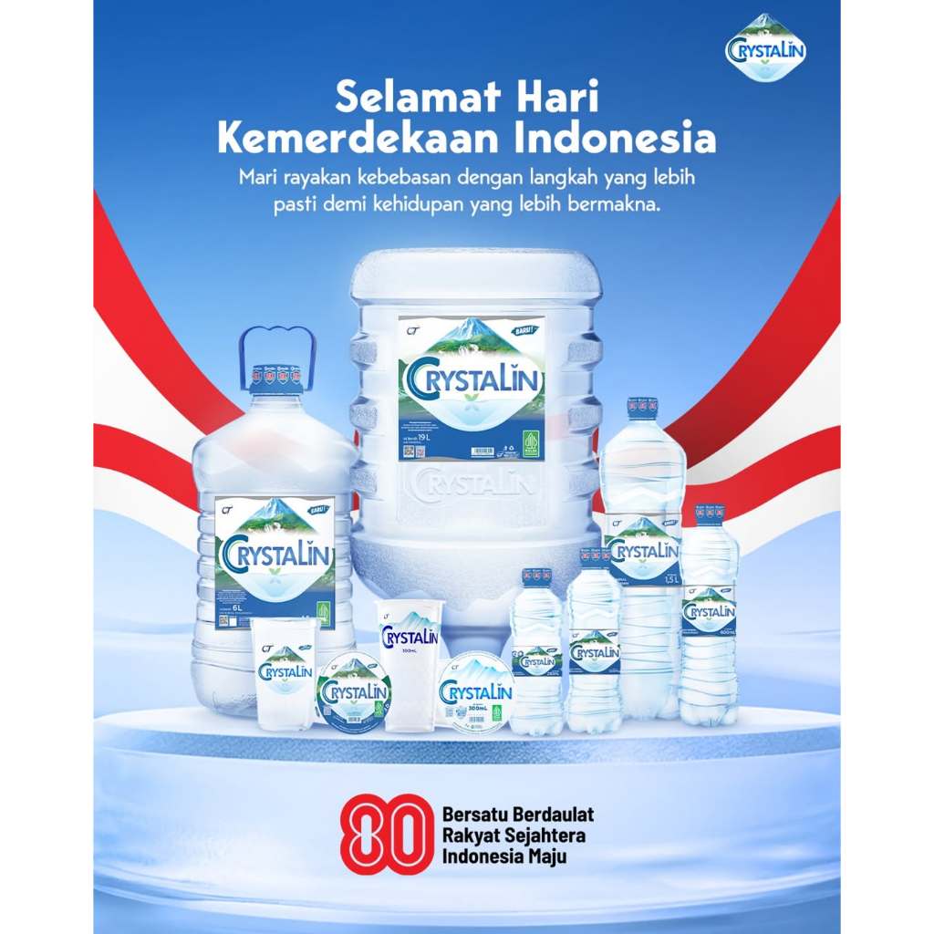 Jual x1 Karton CRYSTALIN Air Mineral ph8 220ml 600ml 1500ml 200 mL 600 ...