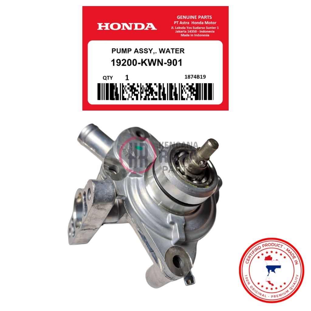 Jual POMPA RADIATOR WATER PUMP VARIO 125 FI BOHLAM / VARIO 125-150 ESP ...