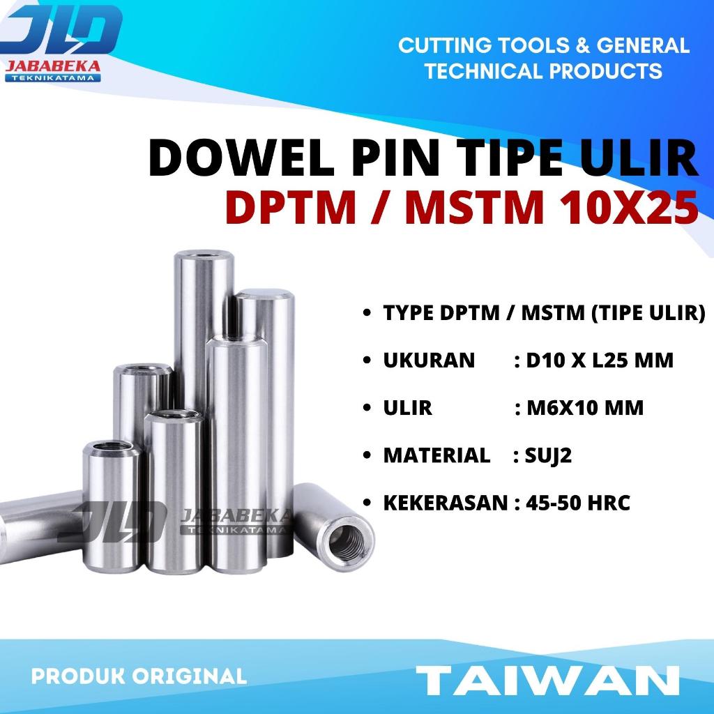 Jual DPTM 10 x25 mm Dowel Pin Lobang Drat Ulir Tipe DPTM / MSTM 10X25 ...