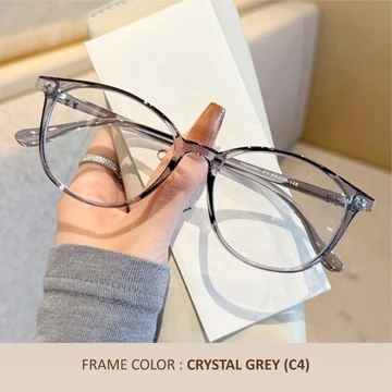 Eggry Eyewear Kacamata Anti Radiasi Minus Lensa Anti Blueray Photocromic Material TR 90 Metal