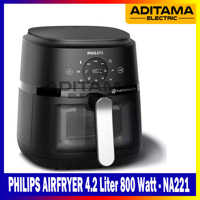 Jual Philips Digital Air Fryer NA221 NA-221 - Kapasitas 4.2 Liter 800 ...