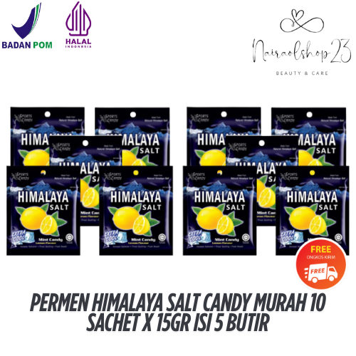 Jual Permen Himalaya Salt Candy Murah 10 Sachet x 15gr Isi 5 Butir ...