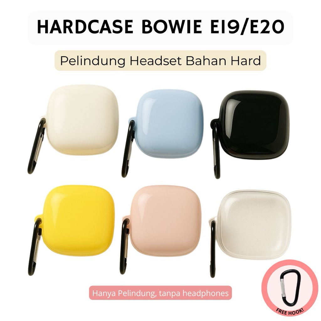 Jual Case Bowie E20 Casing Hardcase Silicone Earphone Earbuds TWS Bowie ...
