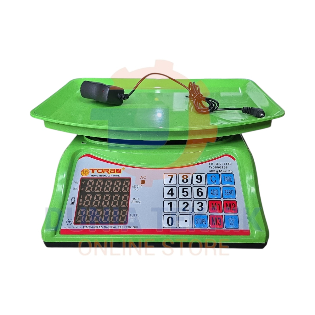 Jual TORA Digital Computing Scale 40KG Timbangan Buah Digital Double ...