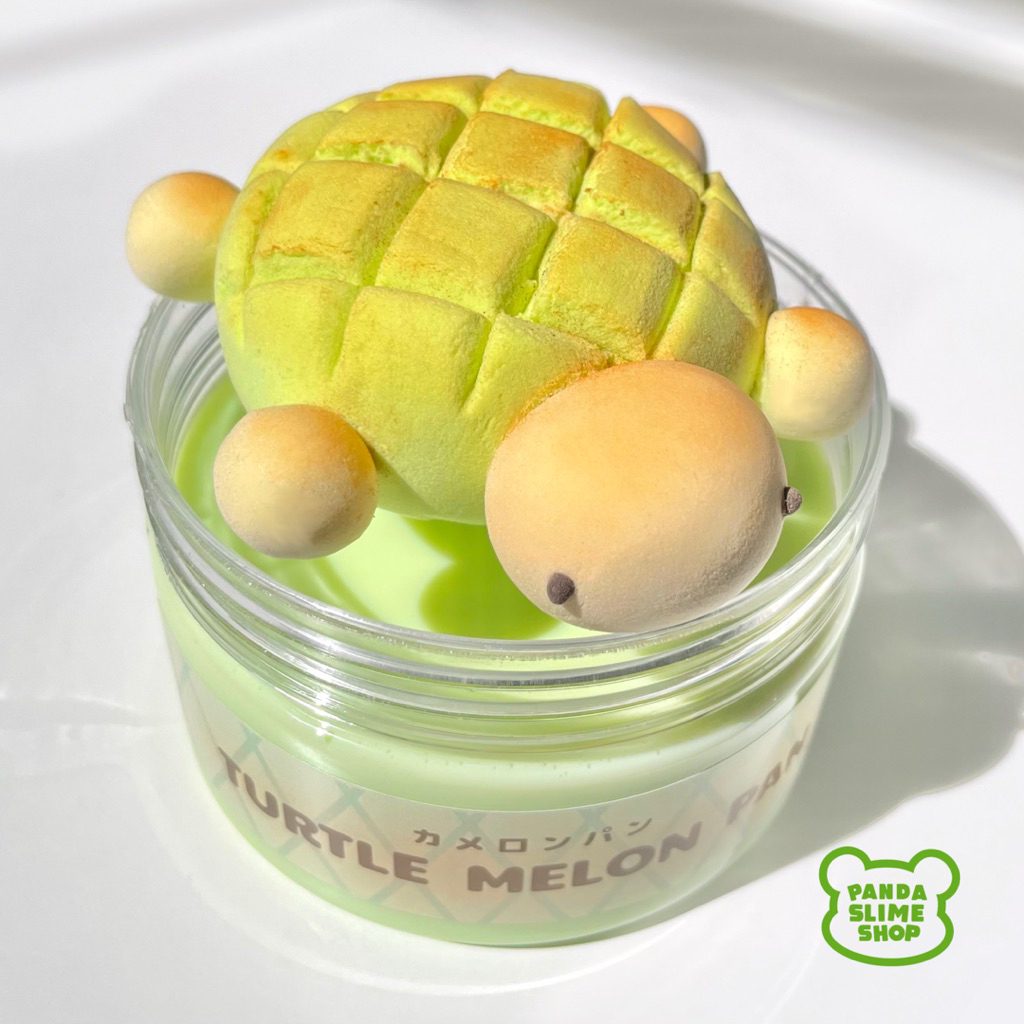 Jual turtle melon pan slime by pandaslimeshop | Shopee Indonesia