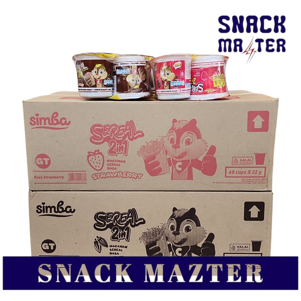 Jual Simba Sereal 2in1 Cup KARTON - Netto 24 gr x isi 60 cup | Shopee ...