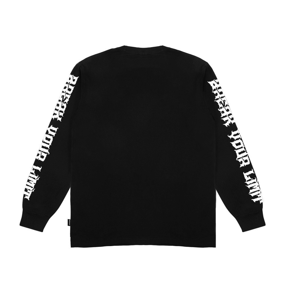 Jual Hemdev Tshirt Longsleeve Widow Black Tees Katun | Shopee Indonesia