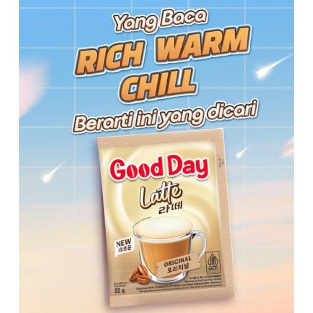 Jual Goo Day Latte Original 1 Renceng ( 10 ) | Shopee Indonesia