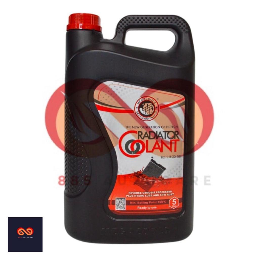 Jual MEGACOOLS RADIATOR COOLANT MERAH 5 LITER | Shopee Indonesia