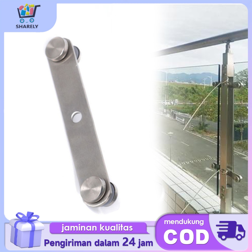 Jual Penjepit Kaca Railing Stainless Sayap Plat Jepit Kaca Plat Railing ...