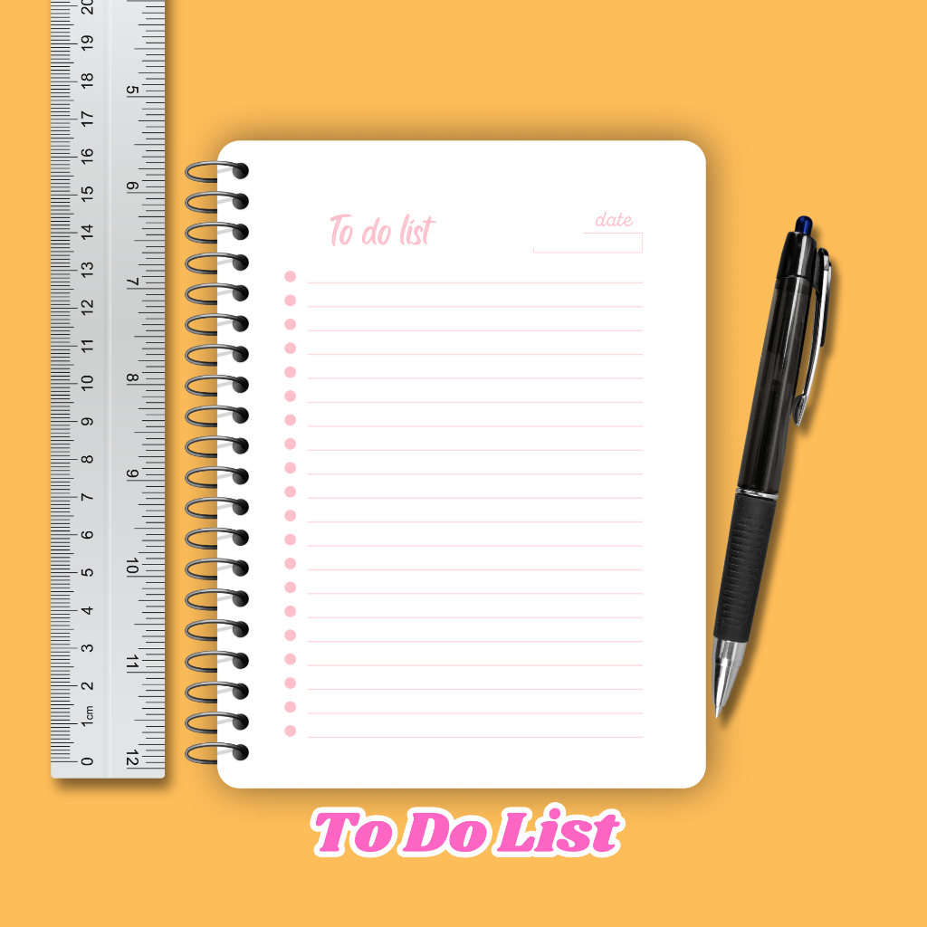 Jual To Do List Planner A6 60 Halaman - Buku Agenda Checklist Harian ...
