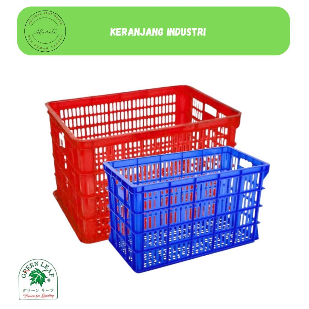 Jual Kontener Keranjang Industri Container serbaguna lubang krat ...