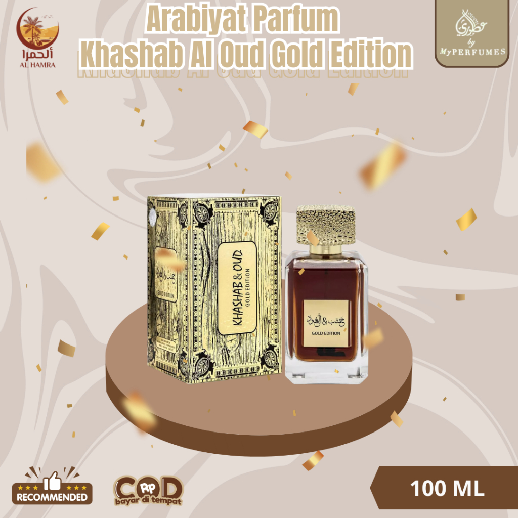 Jual Khashab Al Oud Gold Edition Original Dubai Perfume EDP 100ML ...