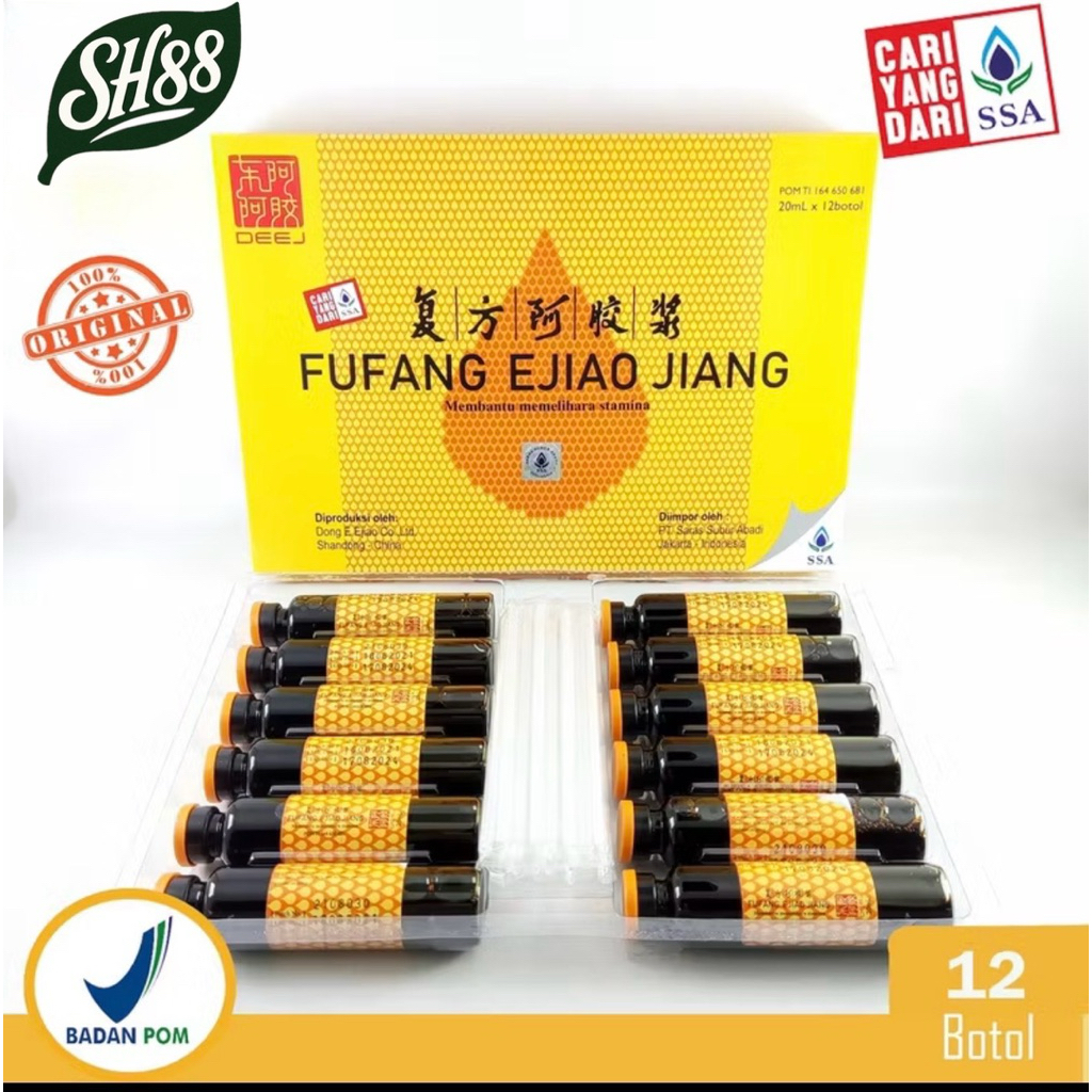 Fufang ejiao jiang SSA 12botol saras Fu Fang Obat DBD Stamina