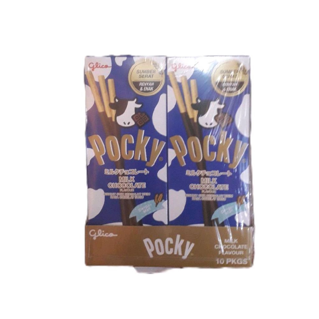 Jual Pocky Milk chocolate Mini Pack 21gr x 10pcs Per Box | Shopee Indonesia