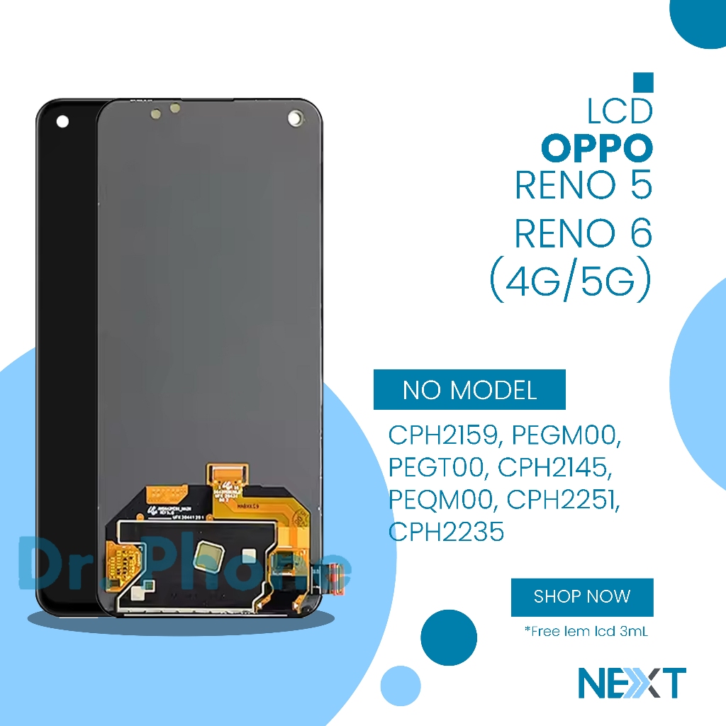 Jual LCD Reno 5 / LCD Reno 6 (4G / 5G) - Finger Print Fullset ...