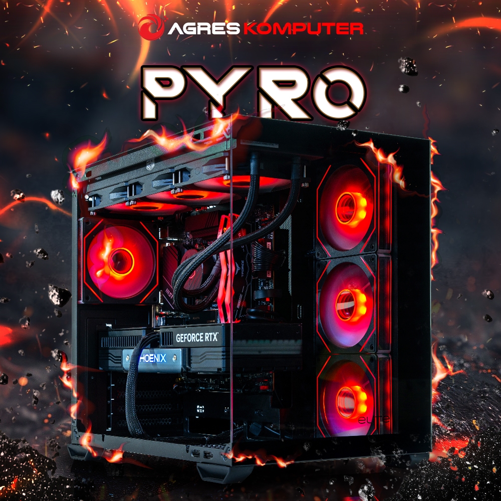 AGRES PYRO PC RYZEN 7 9700X RTX 5080 16GB/ 32GB 2TB WINDOWS 11 PRO WIFI + BT RAKITAN PC GAMING