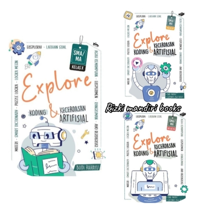 Jual Harga satuan buku teks EXPLORE KODING dan kecerdasan artifisial ...