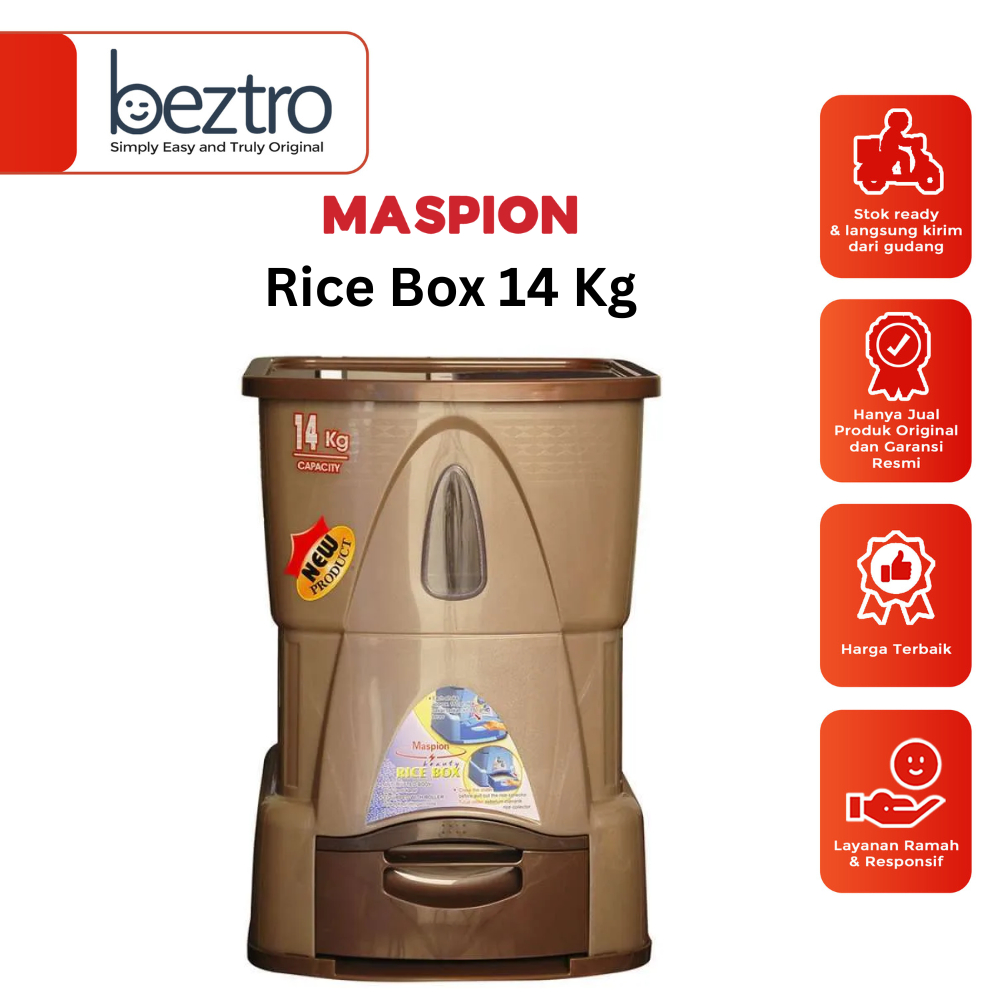 Jual Maspion Rice Box RD-1400-AP 14 Kg Full Box – RD1400AP | Shopee ...