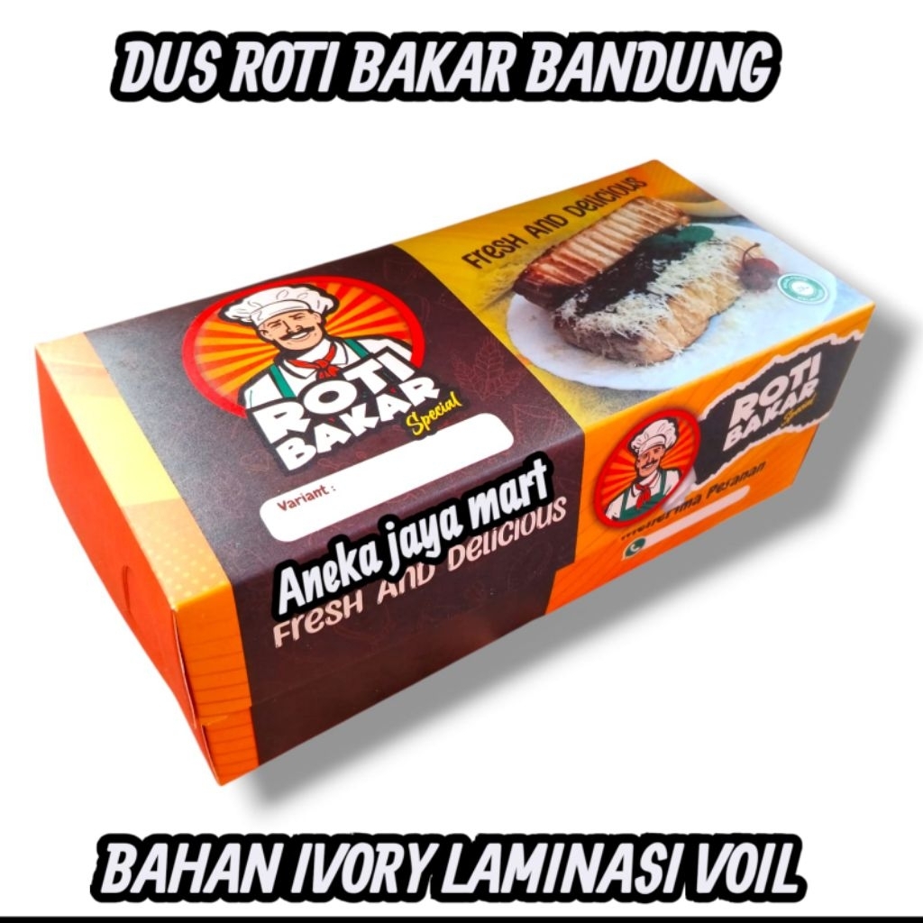 Jual Dus roti bakar bandung / box roti bakar / wadak roti / kemasan ...