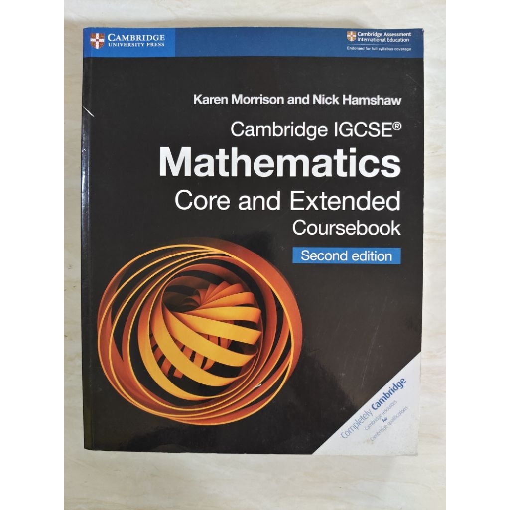 Jual Cambridge IGCSE® Mathematical Core and Extended COURSEBOOK Second ...