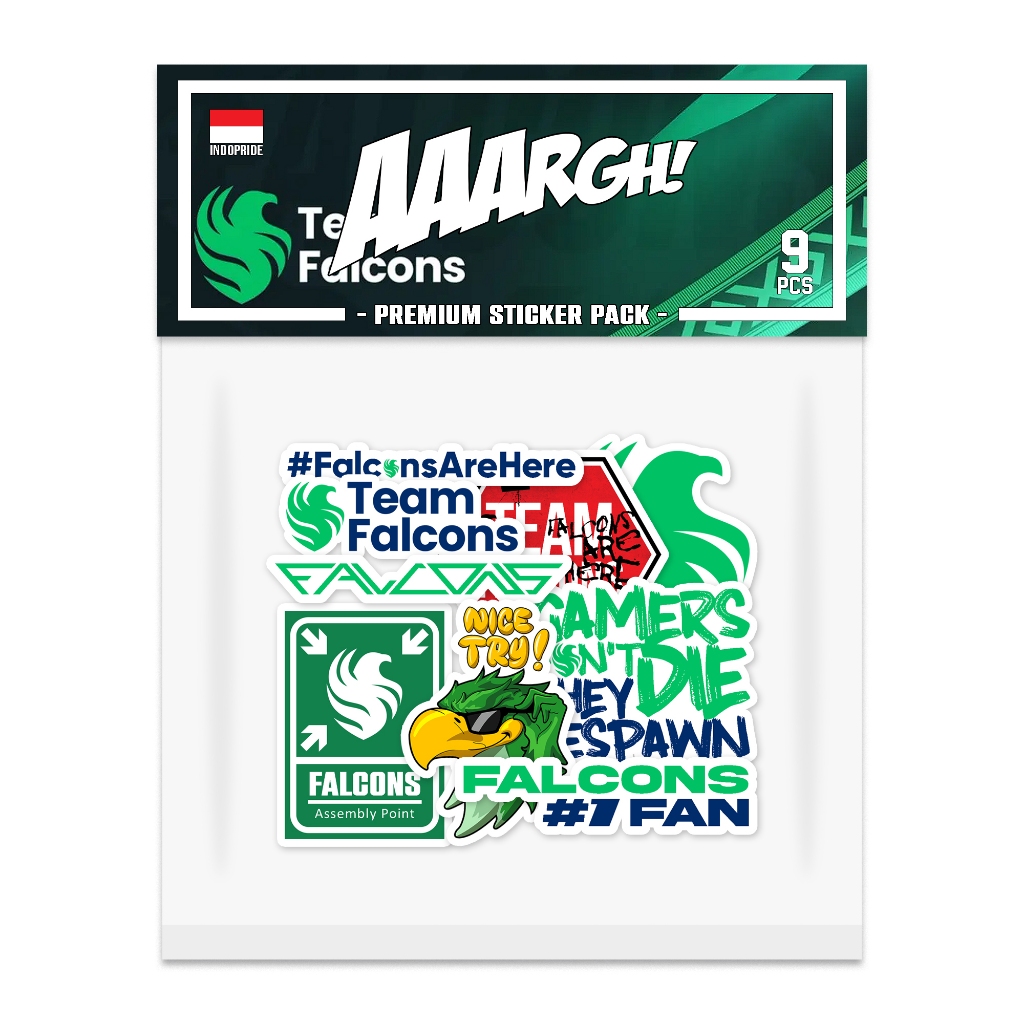 Jual Stiker TEAM FALCONS Sticker Pack vol. 1 (Falcons Are Here ...