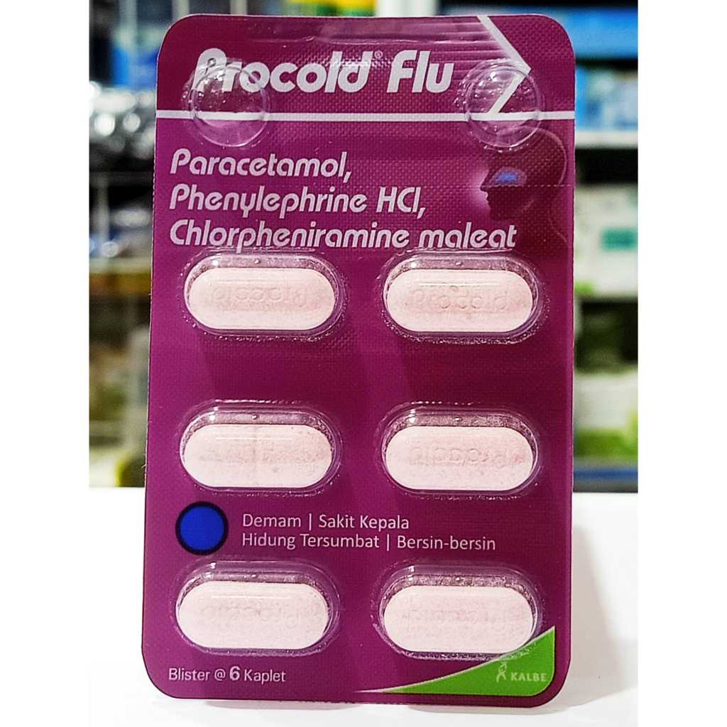 Jual PROCOLD FLU 𝟏 𝐒𝐓𝐑𝐈𝐏 𝐈𝐒𝐈 𝟔 𝐊𝐀𝐏𝐋𝐄𝐓 - Meredakan Demam, Pilek dan ...