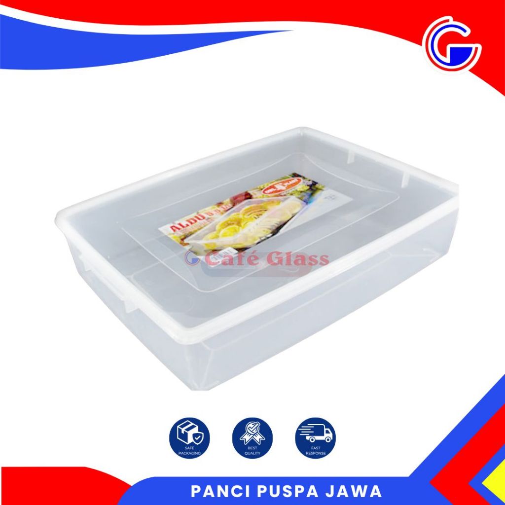 Tempat Donat Dan Kue Besar 5.5 Liter I Tempat Penyimpanan Kue Kering I Sealware Aldo Owl Plastik