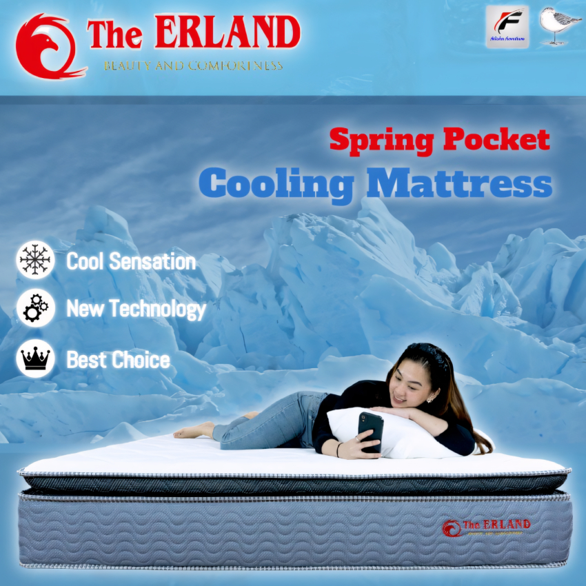 Kasur In Box The Erland Cooling Mattress Spring Pocket