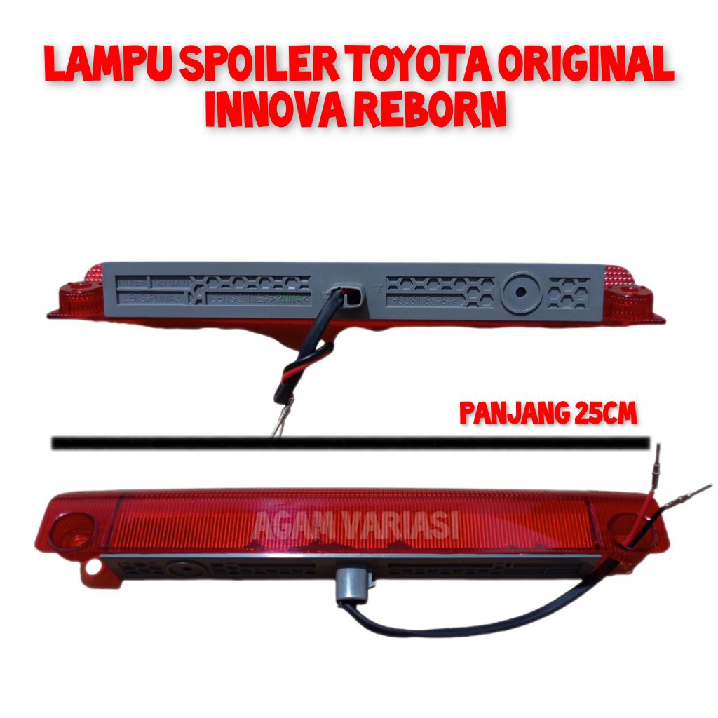 Jual LAMPU SPOILER TOYOTA INNOVA REBORN BARANG ORIGINAL | Shopee Indonesia