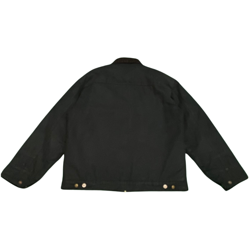 Jual Black Collar Brown Work Jacket by Timbre | Shopee Indonesia